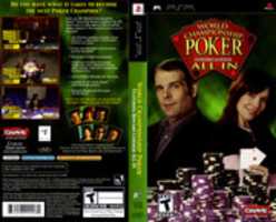 Free download World Championship Poker featuring Howard Lederer All In [ULUS-10145] PSP Box Art free photo or picture to be edited with GIMP online image editor